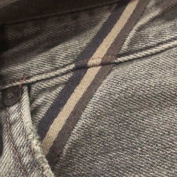 Jean Atelier women’s Size 24 High Rise Flip Waist Lightly Distressed Denim Jeans - Picture 5 of 11